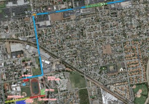 Directions to Fillmore High School -- click to view full-size
